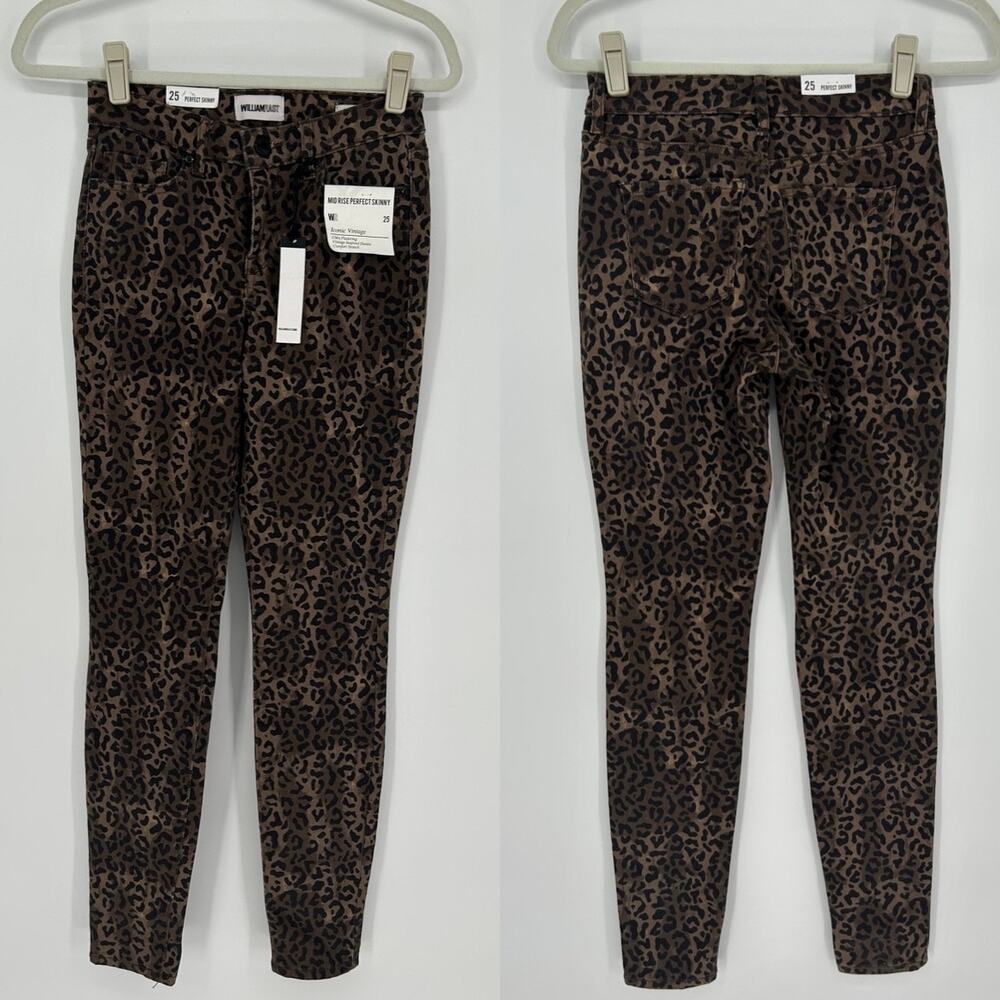 William Rast Leopard Print‎ Skinny Jeans | Size 25 NWT